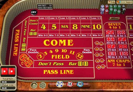 Play Craps at Casino Action